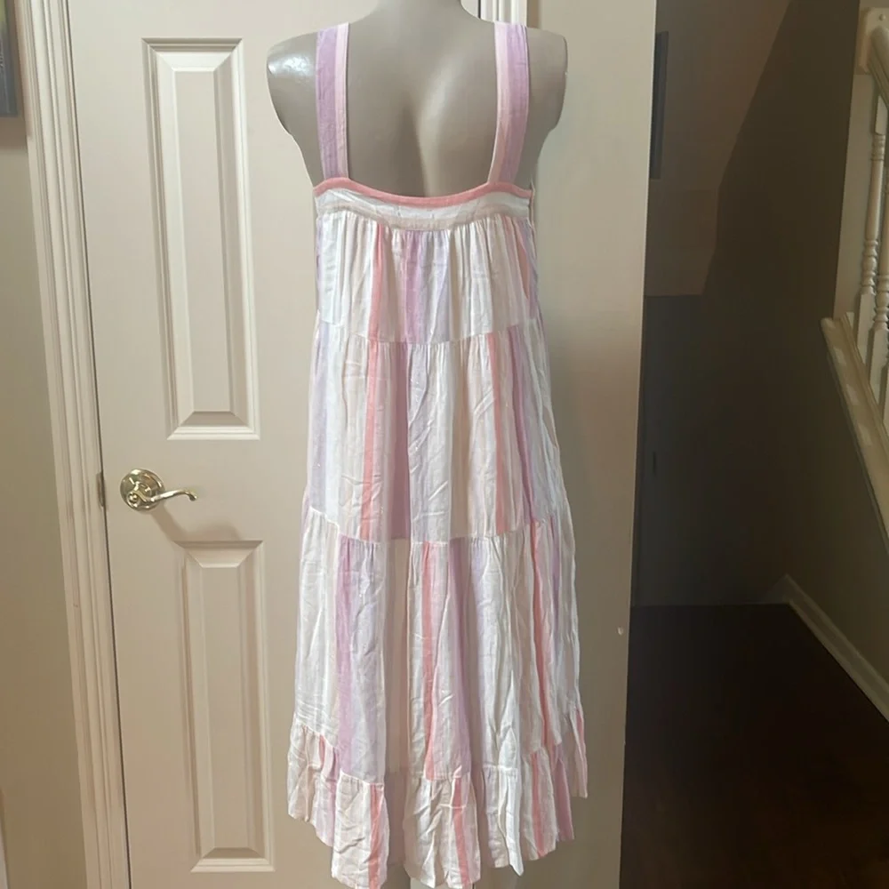 Rails colorful Amaya Juliette stripe metallic thread accent Dress, small - Picture 7 of 9